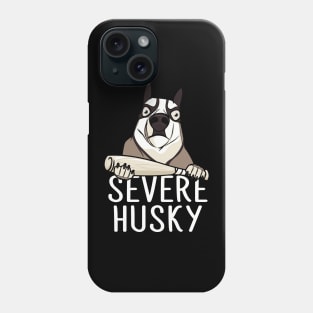 Severe husky Phone Case