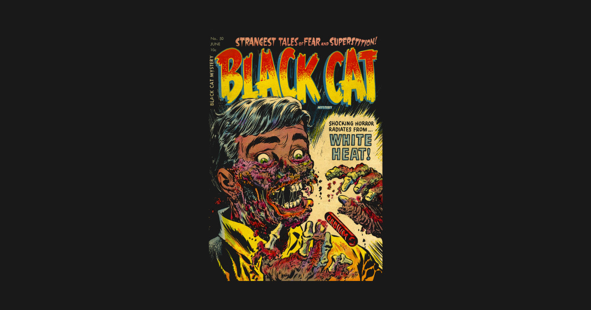 Black Cat Mystery 50 Radium T Shirt Teepublic