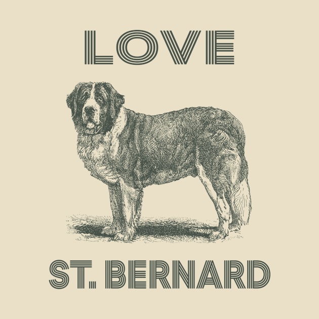 Love St. Bernard Dog by tabaojohnny