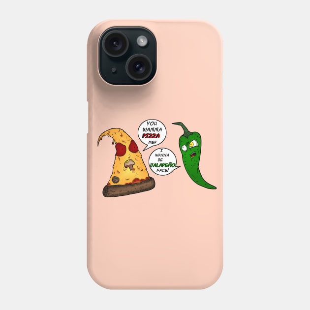 Food Fight Phone Case by agrajag