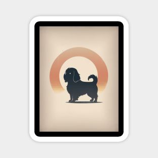 Maltese Dog 4 - Japanese Old Vintage Magnet