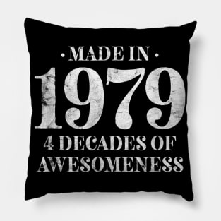 Vintage 1979 classic 41th Birthday Men Women Pillow