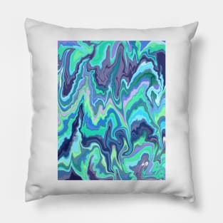 Ocean swirl Pillow