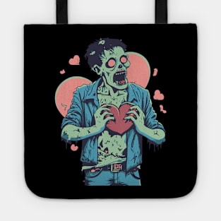 Zombie Love Undead Valentines Tote