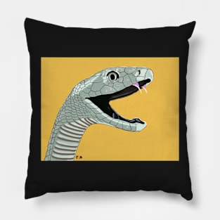 Venomous snake Pillow