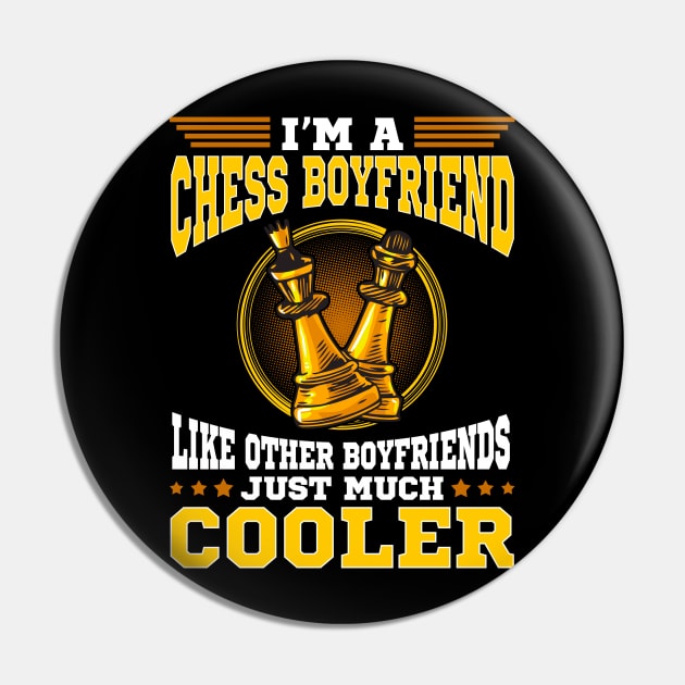 Chess Boy Friend Funny Saying Checkmate T Shirt Pin by lateefo