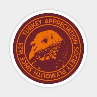 Turkey Appreciation Society (Mono) Magnet