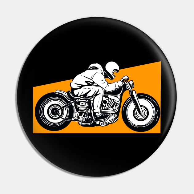 Faster Riders Pin by Stenau Artwerk