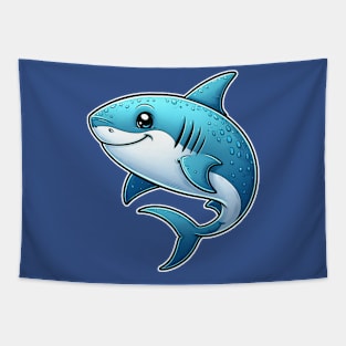 Cute shark Tapestry