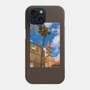 Buildings in Milna, Brac Island, Croatia Phone Case