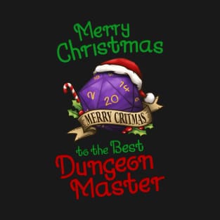 Merry Christmas to the best Dungeon Master T-Shirt