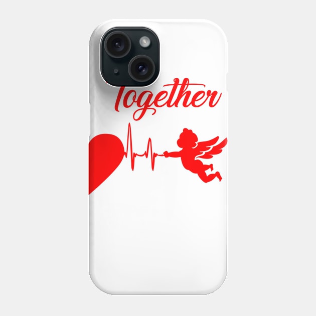 couple clothing always together for valentine Phone Case by INDONESIA68