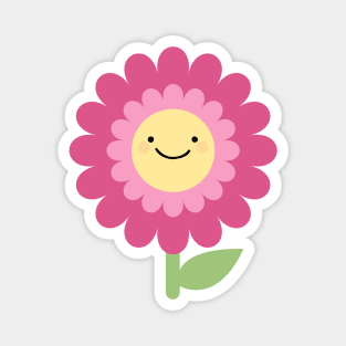 Happy Flower Magnet