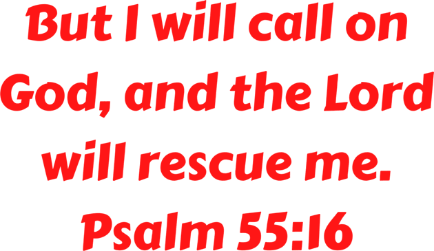 Bible Verse Psalm 55:16 Kids T-Shirt by Prayingwarrior