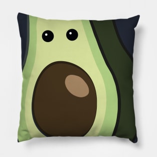 Poke face - funny avacado Pillow