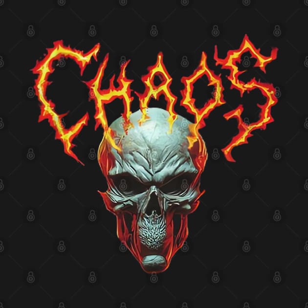 Skull Art Design Chaos by SkellySquad