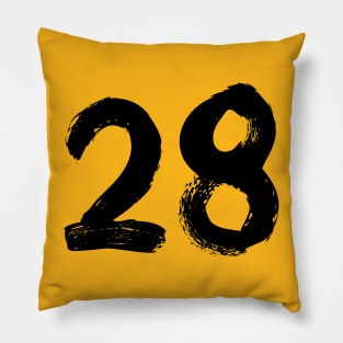 Number 28 Pillow