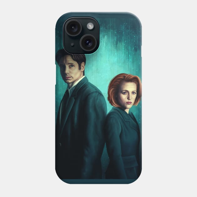 Mr. & Mrs. Spooky Phone Case by cmloweart