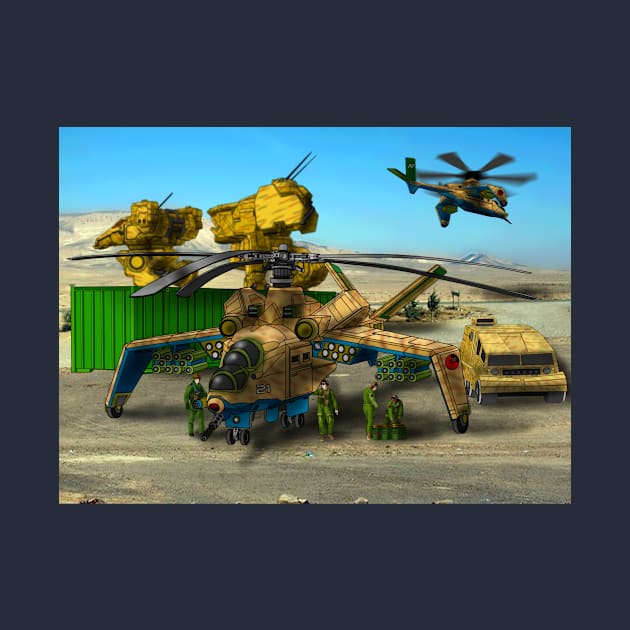 Thorntail Attack Helicopter by Oswald's Oddities