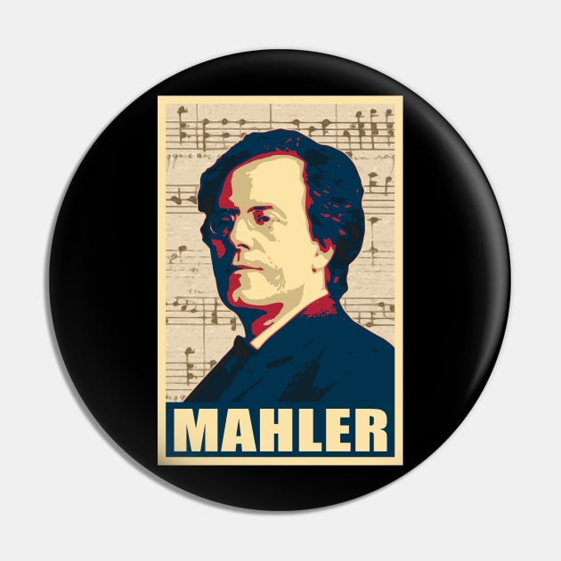 Gustav Mahler musical notes Pin by Nerd_art