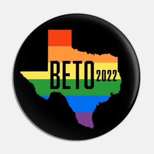 LGBTQ Beto O'Rourke For Texas 2024 | Beto Orourke 2022 Texas Governor | LGBT Gay Pride T-Shirt Pin