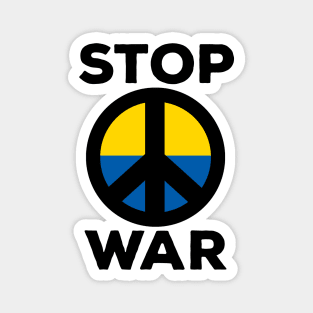 Stop War Flag of Ukraine Magnet