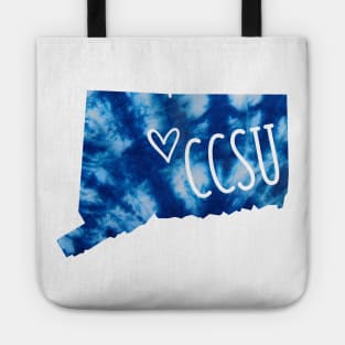 Tie Dye Central Connecticut State University Tote