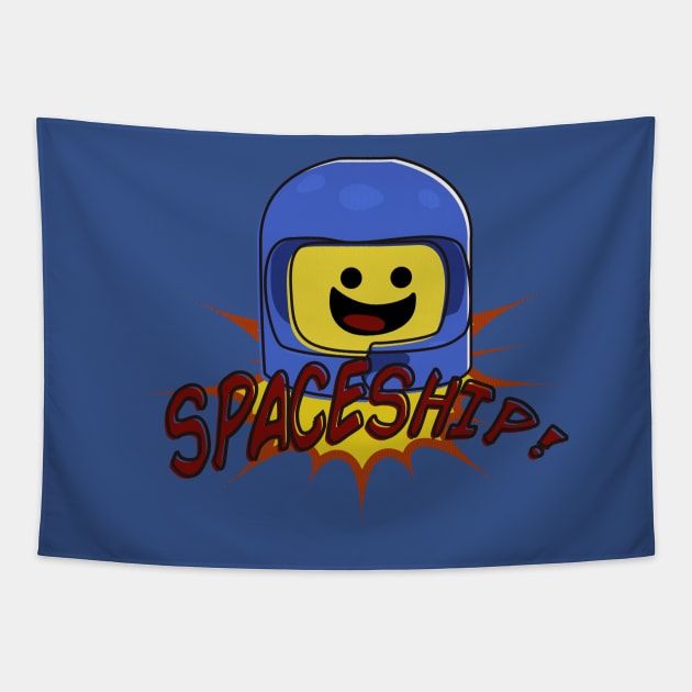 Spaceship! Tapestry by Brieana