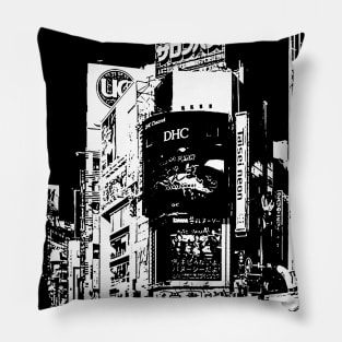 Shibuya 渋谷区 - Tokyo Manga Panel Pillow