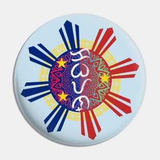 Baybayin word Kabayan (Countryman) Pin