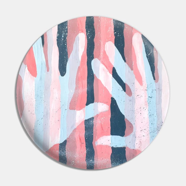 Abstract stripes, Hands Pin by Maltez