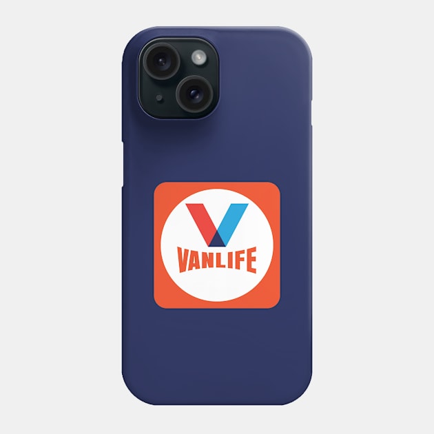 Vanlife Vintage logo Phone Case by CampWestfalia