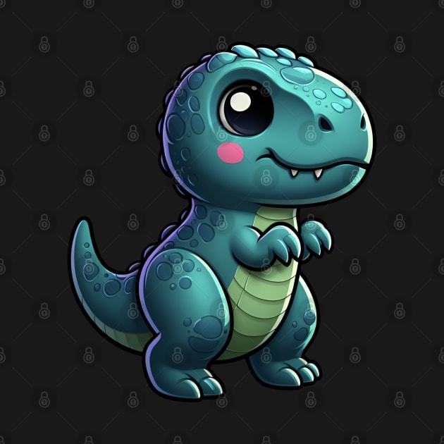 Cute Baby T-Rex by Alure Prints