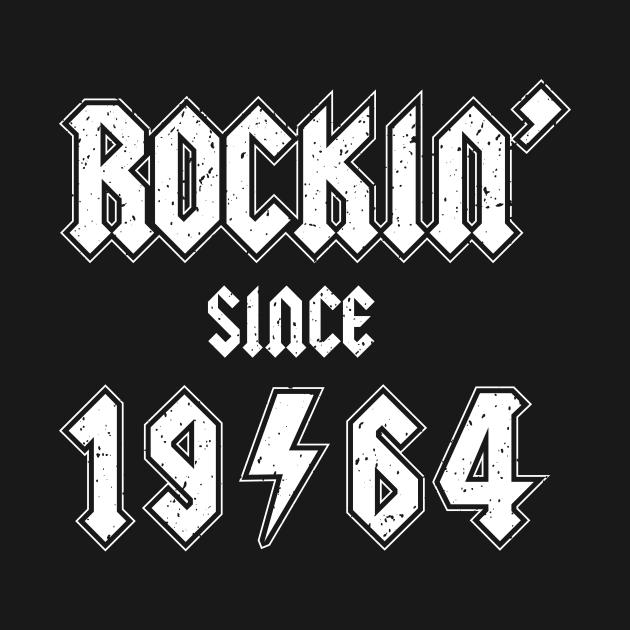 Rockin since 1964 birthday rocker gift by Daribo