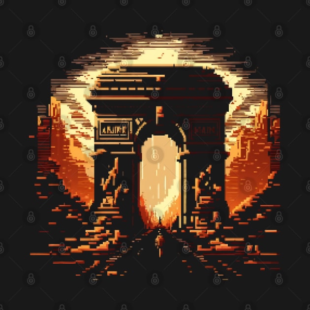 Arc de Triomphe Pixel Art by Pixel-Eye