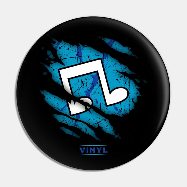 VINYL - RIPPED Pin by Absoluttees