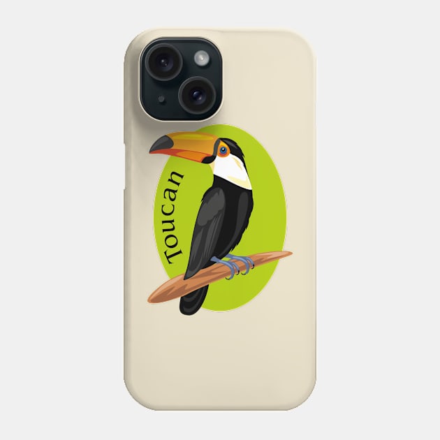 Proud toucan Phone Case by teddy2007b