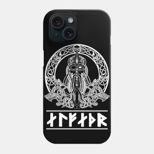 Odin, Ravens and Wolves Phone Case