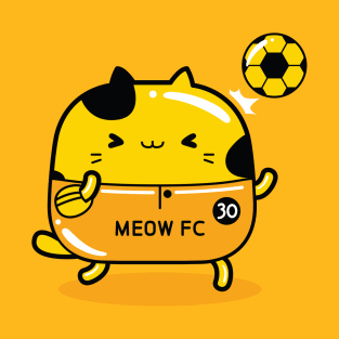 yellow cat football player profession T-Shirt