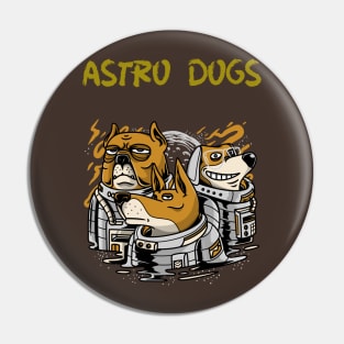 Astro dogs Pin