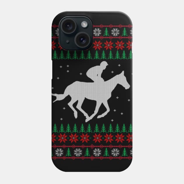 Horse Ugly Christmas Sweater Gift Phone Case by uglygiftideas