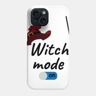 witch mode on "3" Phone Case