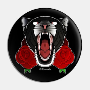 ROSE PANTHER Pin