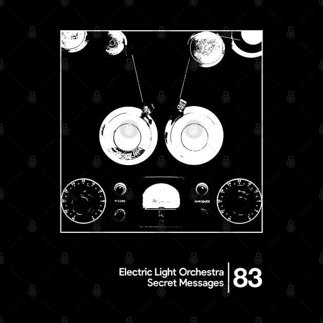 ELO - Secret Messages / Minimal Style Graphic Artwork Design by saudade