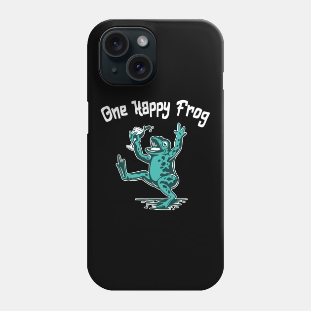 Funny Frog Phone Case by Foxxy Merch