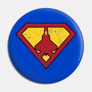 F-22 Raptor Super Logo Pin