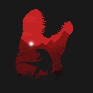 T-Rex Sunset Silhouette T-Shirt