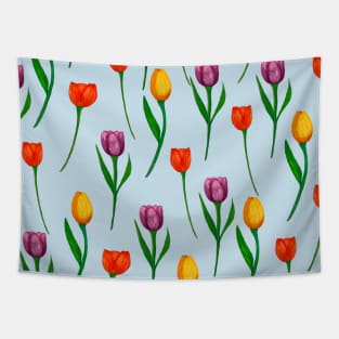 Tulip flower Pattern Tapestry