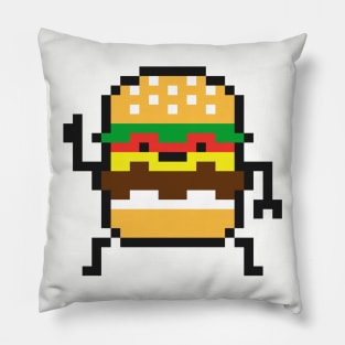 8 Bit Burger Pillow