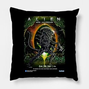 Alien 45 th Aniversary poster Alien day Pillow